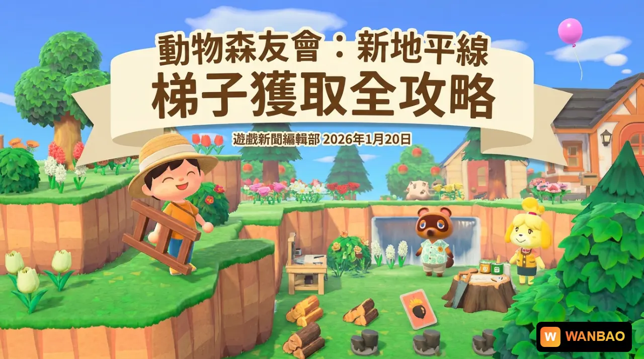 一步一步教會你！《集合啦！動物森友會》梯子取得全攻略